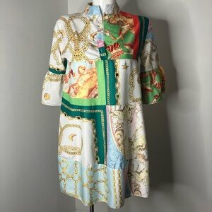 Multicolor Patchwork Dress